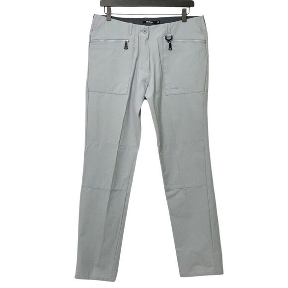 Rohan Women's Stretch Bags Hiking Trousers Pants Light Steel Blue UPF Size 12R - Picture 1 of 9